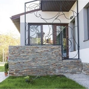 Multi Slate Wall Cladding Panel, 15 x 60 cm